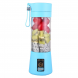 Портативная фитнес кружка-блендер Smart Juice Cup Fruits USB зарядка Голубой (EL-03-4) (237)