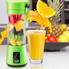 Портативна фітнес кружка-блендер Smart Juice Cup Fruits USB зарядка Зелений (EL-03-4) (В)