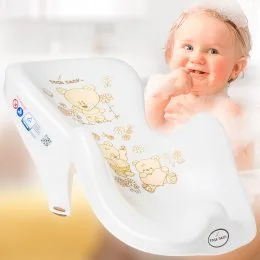 Дитяча антиковзна гірка для купання у ванну Tega Baby "Ведмедики" Білий (MS-003NOWY-118) (SB)