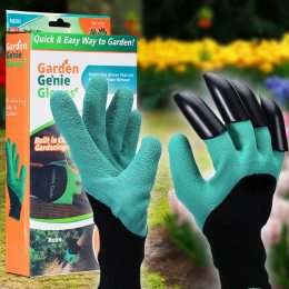 Багатофункціональні садові рукавички із пластиковими наконечниками Garden Gloves