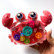 Дитяча інтерактивна іграшка зі світловими та музичними ефектами "Крабік" з шестернями (IGR24)