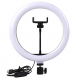 Светодиодная кольцевая селфи-лампа для фото и видео съемки Ring Fill Ligh 24см