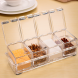 Кухонный набор-органайзер для хранения специй на 4 секции Crystal Seasoning Box (205)