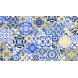 Кухонна плівка, самоклейна для кухонної поверхні "Східний орнамент" 60х300см Жовто-Синій (626)