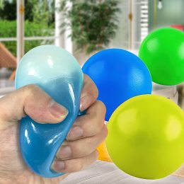 Липкі кулі кульки-антистрес, що світяться, 4 шт (509)