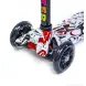 Детский трехколесный самокат PU светящиеся колеса Scale Sport Scooter Maxi Print ABC "Алфавит" (Уценка)