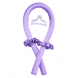 Шелковая гибкая лента-бигуди для укладки и накрутки завивки волос Фиолетовая