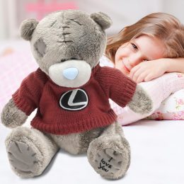Дитяча м'яка іграшка Ведмедик Тедді у светрі "Лексус" 23см