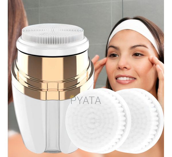 Косметологическая очищающая щетка для лица с насадками Ѕоniс Facial Cleansing Brush With LT-606 (205)
