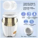 Косметологическая очищающая щетка для лица с насадками Ѕоniс Facial Cleansing Brush With LT-606 (205)
