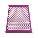 Масажний акупунктурний килимок для спини з подушкою в комплекті Фіолетовий