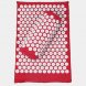 Массажный акупунктурный коврик для спины С подушкой в комплекте Красный