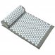 Масажний акупунктурний килимок для спини З подушкою в комплекті Сірий