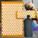Массажный акупунктурный коврик для спины С подушкой в комплекте Оранжевый
