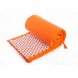 Массажный акупунктурный коврик для спины С подушкой в комплекте Оранжевый