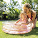 Дитячий надувний басейн з надувним дном від 1 року 86х25 см Intex 57103 "Блистки" 56л (IGR24)