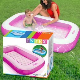 Дитячий надувний басейн від 1 року 166*100*28см Intex 58423 90л (IGR24)