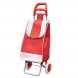 Хозяйственная сумка на колесиках, кравчучка, сумка на колесах 95 см красная (НА-600)