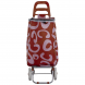 Господарська сумка-кравчучка на коліщатках з ручкою 85см (307C) Червона