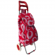 Господарська сумка-кравчучка на коліщатках з ручкою 85см (307C) Червона