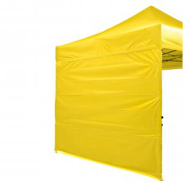 Боковая стенка на завязках для раздвижного шатра-палатки 3 стенки 3х3м Желтый