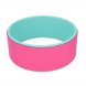 Гимнастическое кольцо для йоги растяжки спины YogaLife 33 см Розовое-мятное