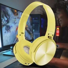 Бездротова bluetooth вакуумна Stereo гарнітура навушники ST96 Жовті (225)