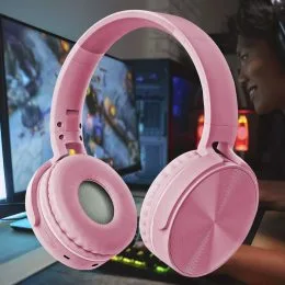 Бездротова bluetooth вакуумна Stereo гарнітура навушники ST96 Рожеві (225)