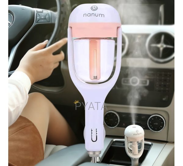 Автомобільний зволожувач повітря Car Humidifier EL-544-9 Рожевий (237)