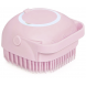 Силиконовая массажная щетка мочалка для ванны Silicone Massage Bath Brush Розовая (205)