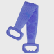 Силіконова щітка-мочалка скрабер для тіла з ручками Silicon Bath Towel Блакитна