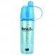 Спортивна пляшка для води з розпилювачем 400 мл New B EL-078-2 Блакитна