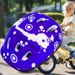 Защитный детский шлем для катания на велосипеде, скейте, роликах Happy Mondays Фиолетовый