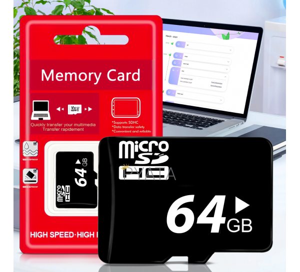 SD карта памяти MicroSD 64GB