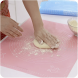 Кондитерський силіконовий килимок для розкочування тіста та випічки 70х70 см EL-1294 Рожевий (237)