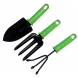 Набір садових інструментів для посадки рослин 3 предмети (лопата, граблі, вила)