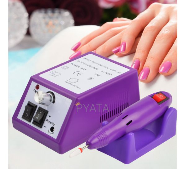 Профессиональный фрезер для маникюра шлифовальная машинка для ногтей Lina Mercedes-2000 Фиолетовый