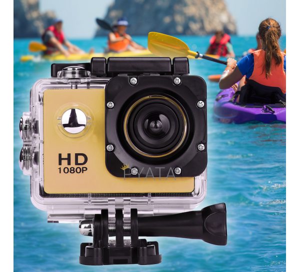 Екшн камера водонепроникна для екстремальної зйомки SJ4000 Sports HD DV 1080P FULL HD Золота