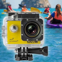 Экшн камера водонепроницаемая для экстремальной съемки SJ4000 Sports HD DV 1080P FULL HD Желтая