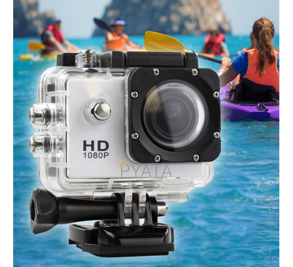 Экшн камера водонепроницаемая для экстремальной съемки SJ4000 Sports HD DV 1080P FULL HD Белая