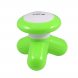 Мультифункциональный USB вибромассажер  для спина и шеи Mimo (мимо) Зеленый