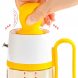 Кухонний скляний диспенсер-дозатор 2в1 для олії з пензликом Oil Dispenser 630 мл Жовтий (205)