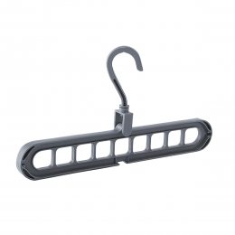 Багатофункціональна вішалка для одягу на 9 отворів Mini Wonder Hanger 9 Pieces Сіра (575)