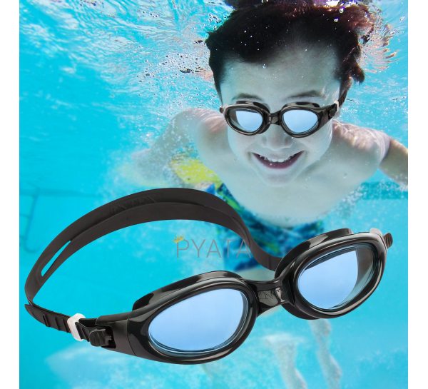 Детские очки для плавания 14+лет 55692 Черно-Синие (I24)