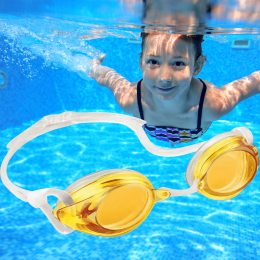 Детские очки для плавания 8+лет 55684 Желтые (I24)