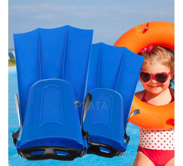 Детские ласты для плавания TT14013 Синие (I24)