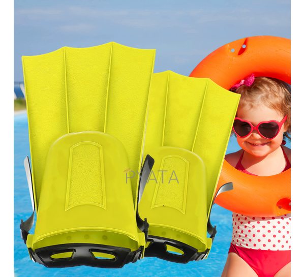 Детские ласты для плавания TT14013 Желтые (I24)