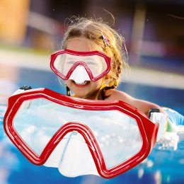 Детская маска для подводного плавания INTEX 22049 Красный (I24)