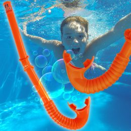 Детская трубка для подводного плавания 3-10 лет Intex 55922 Оранжевая (I24)