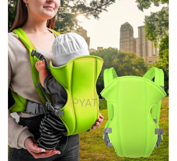 Рюкзак слінг сумка кенгуру для перенесення дитини Baby Carriers Салатовий